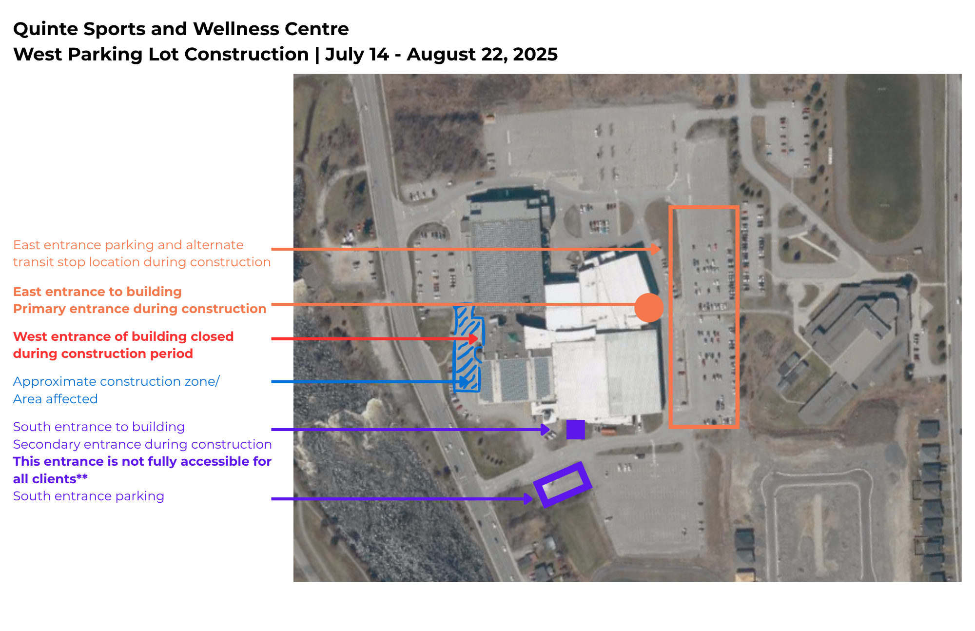 West Entrance Parking Lot