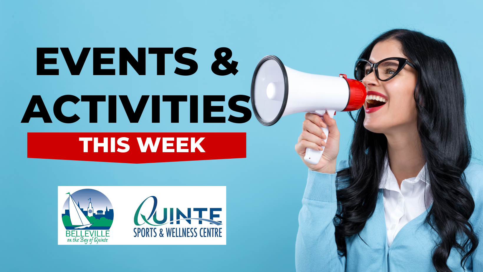 girl with megaphone events and activiites this week