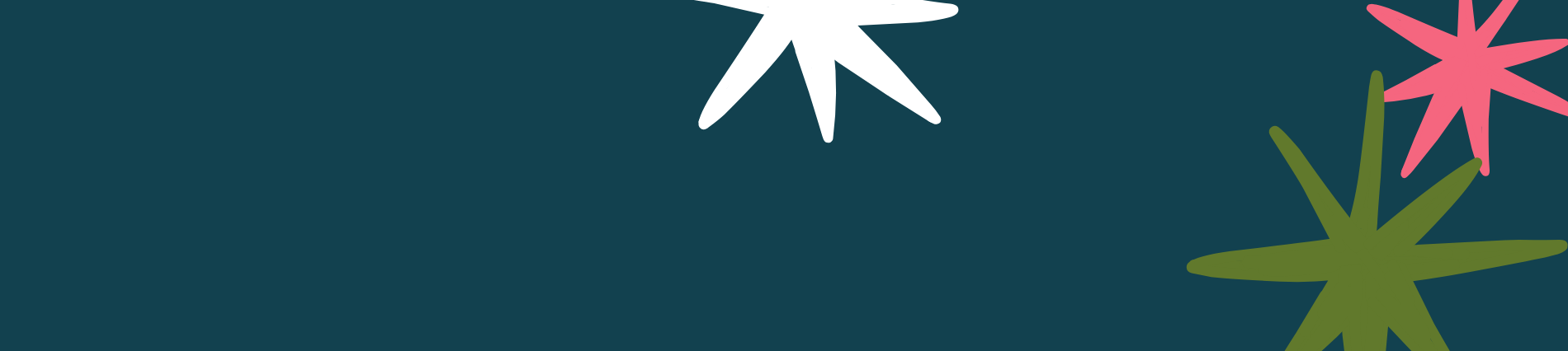 Dark Blue colour background with colourful retro snowflakes