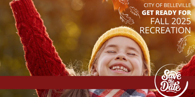 Close up of childs smiling face with a fall background, Fall Recreation Guide Coming Soon on Aug. 15